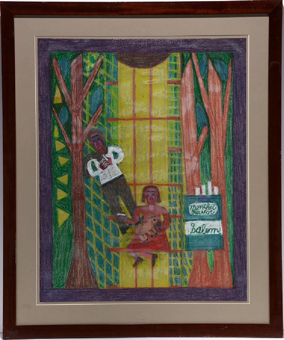 Eddie Arning. Salem Cigarette Advertisement. (1 of 2)