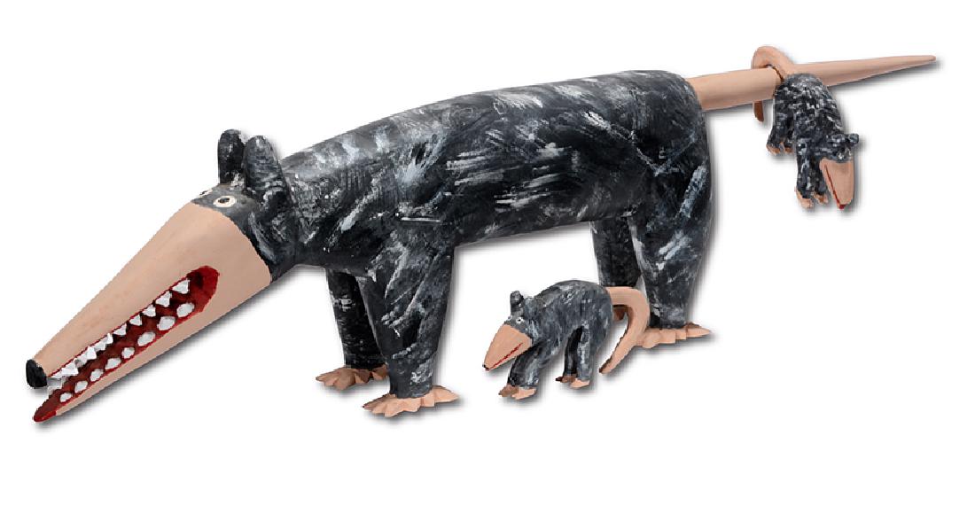 Minnie & Greg Adkins. Momma Possum With Babies. (1 of 6)