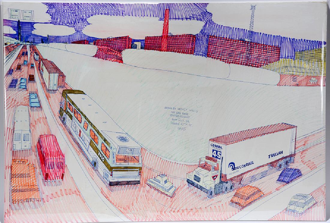 Wesley Willis. Dan Ryan Past 51st Toward 47th Street. (1 of 3)