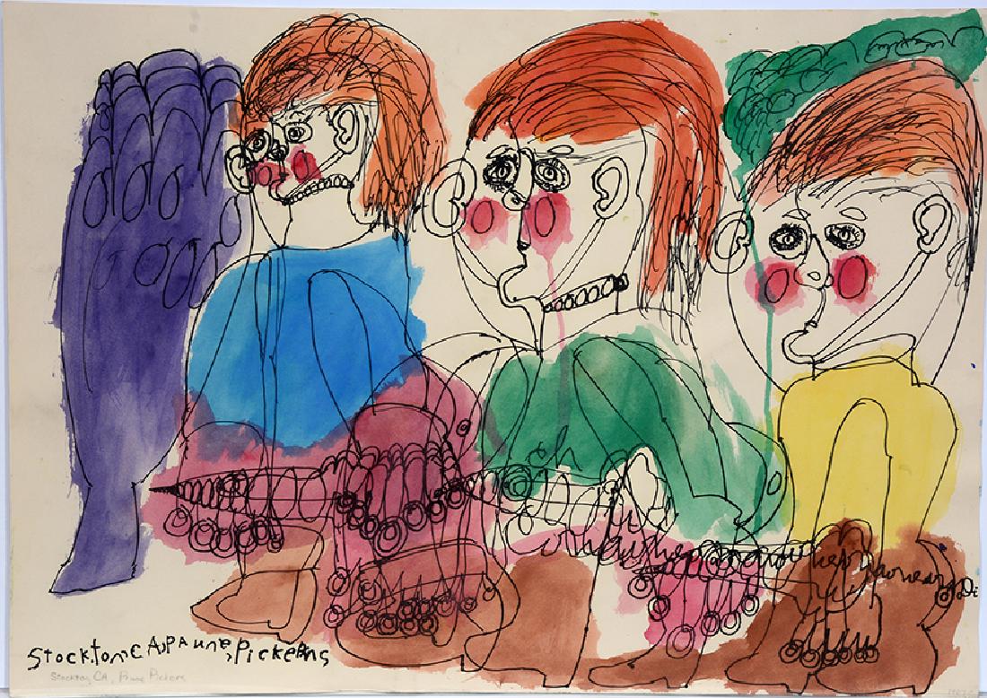 Dwight Mackintosh. Stockton CA Prune Pickers. (1 of 4)