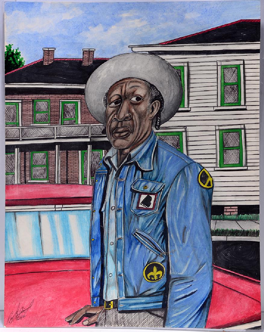 Roy Ferdinand. Portrait of Professor Longhair. (1 of 3)