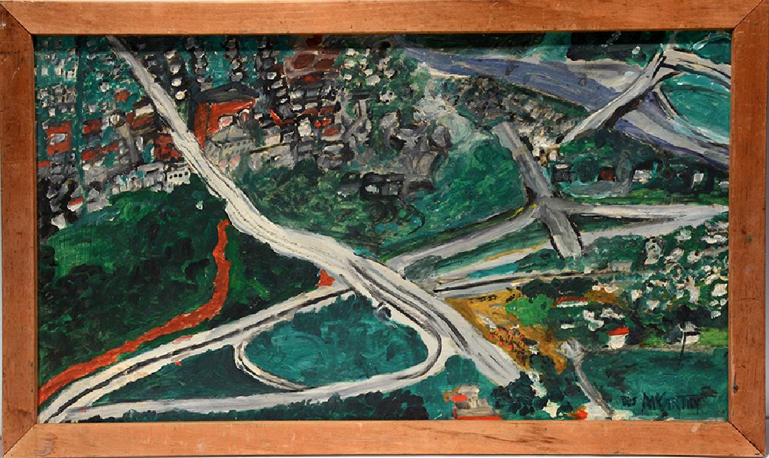 Justin McCarthy. Large Cityscape With Highways. (1 of 2)