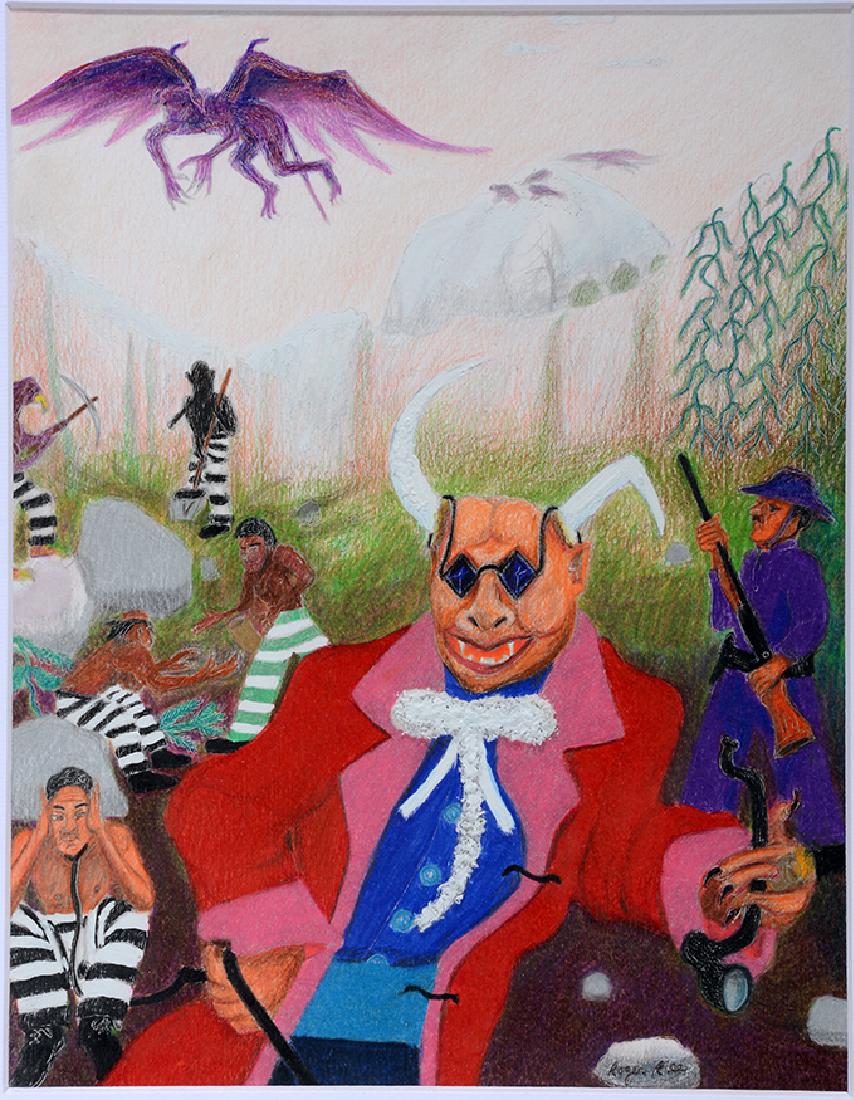 Roger Rice. Evil Everywhere (Portrait Of the Warden). (1 of 2)