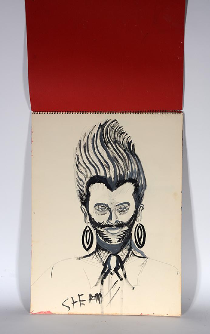 Eddie Owens Martin (St. E.O.M.).  Sketch Book. (1 of 16)