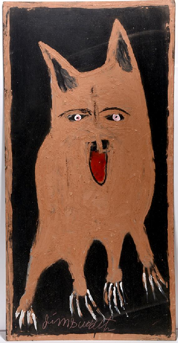 Jimmy Lee Sudduth. Large Brown Toto. (1 of 2)