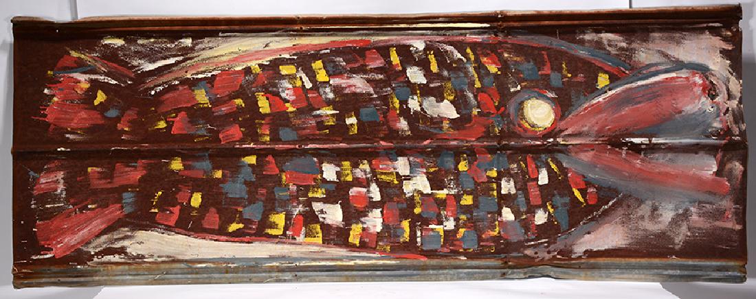 Jimmy Lee Sudduth. Giant Fish. (1 of 2)