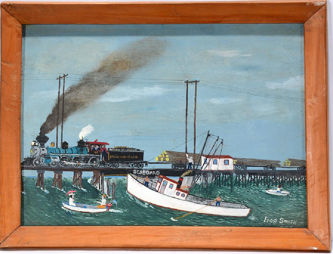 Frog Smith. Dowling Camp Logging Train. (1 of 5)