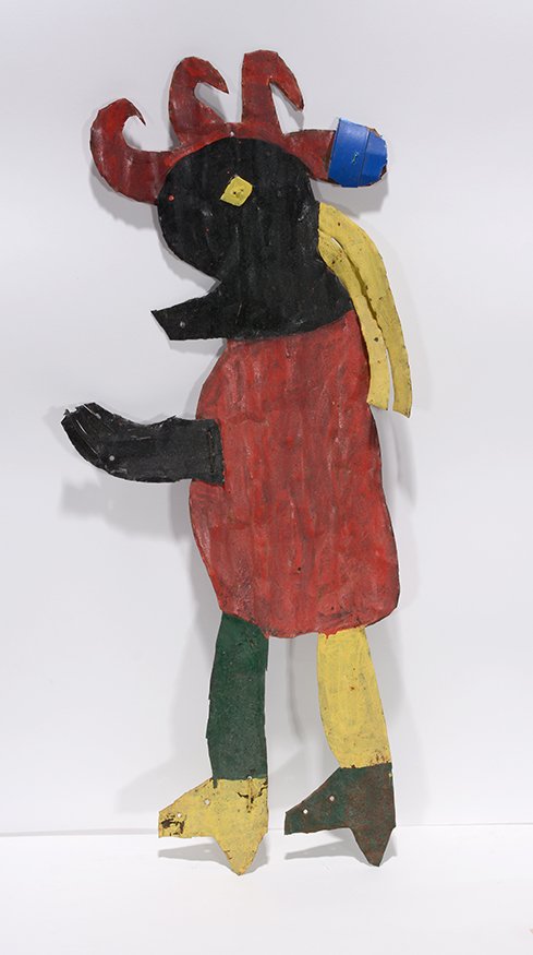 David Butler. Figure In Red Dress. (1 of 2)