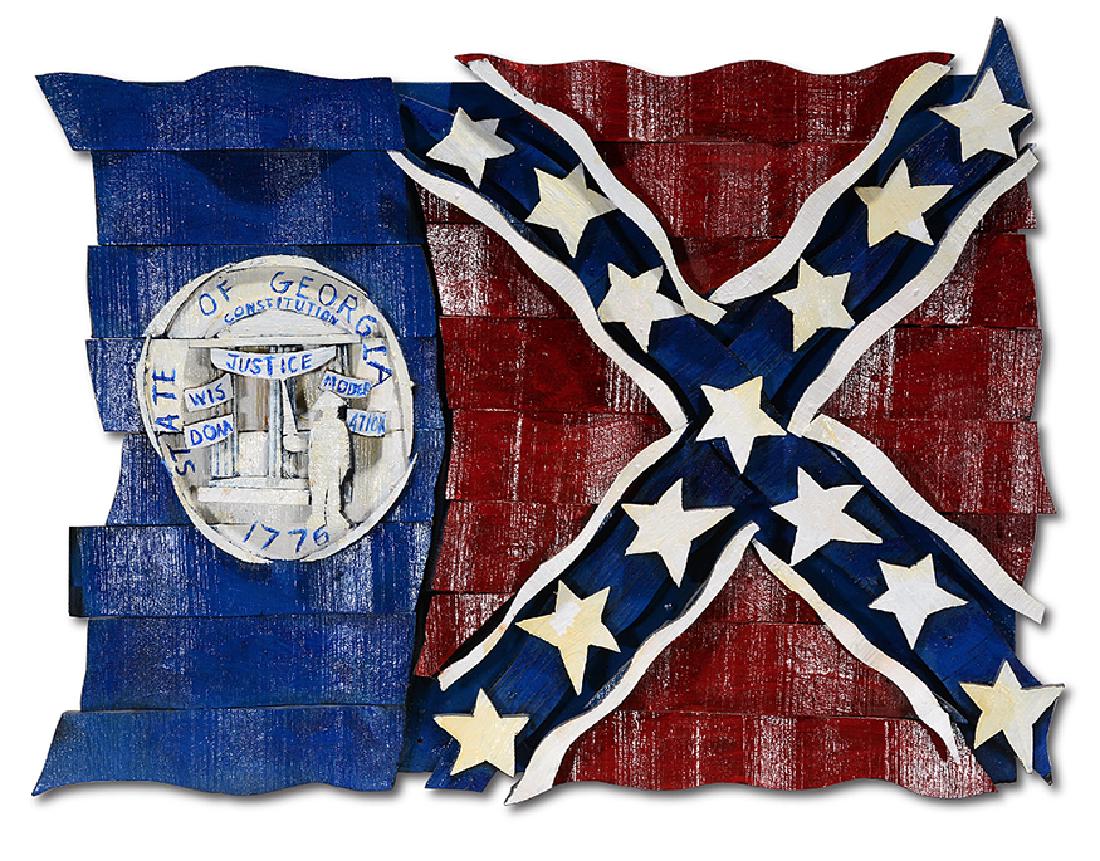 Ab The Flagman. 1980 Georgia State Flag. (1 of 2)