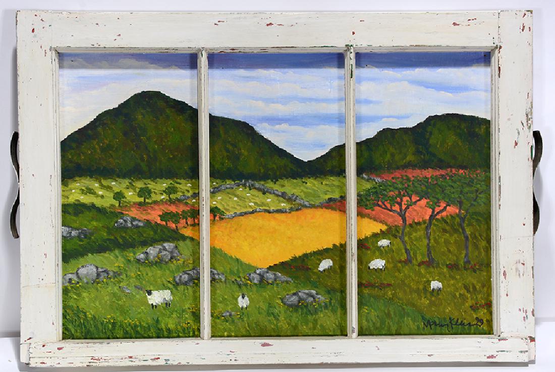 Mary Klein. Sheep In the Grassy Meadows. (1 of 2)