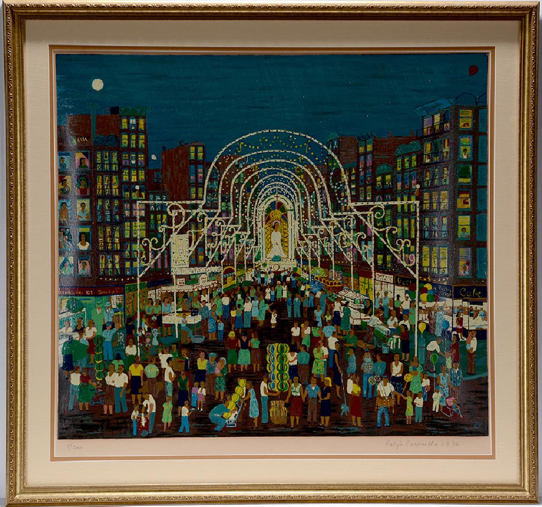 Ralph Fasanella. San Gennaro Feast Little Italy. (1 of 4)