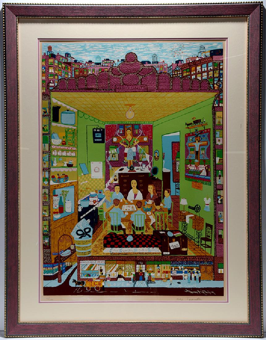 Ralph Fasanella. Family Supper. (1 of 5)