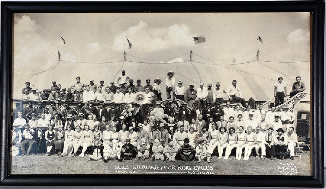 E.J. Kelty Century. Seils Sterling Circus Photo. (1 of 3)