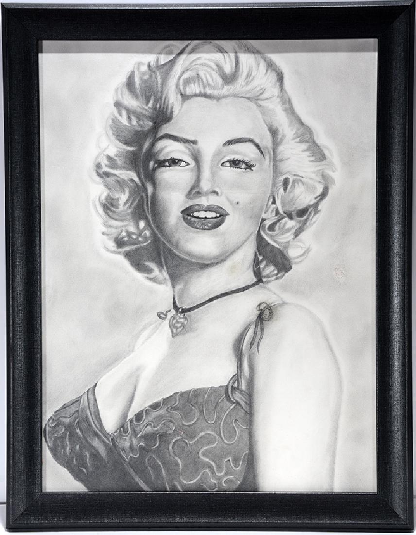 Marilyn Monroe with $ Choker. (1 of 2)