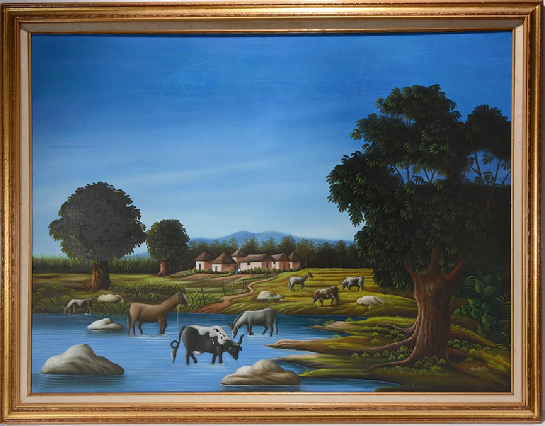 Shubert Denis. Farm Scene. (1 of 3)