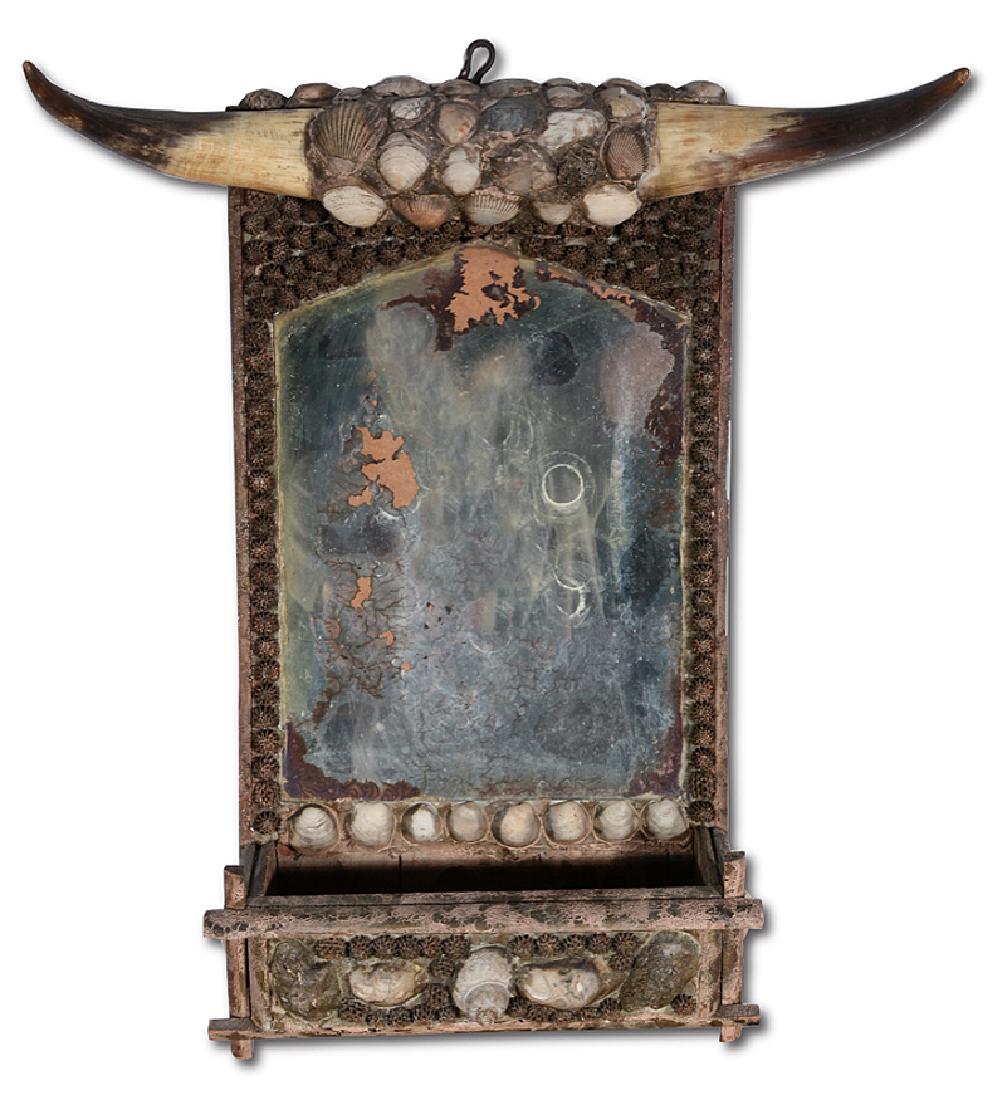 Mirrored Hanging Pocket Hat Rack. (1 of 5)