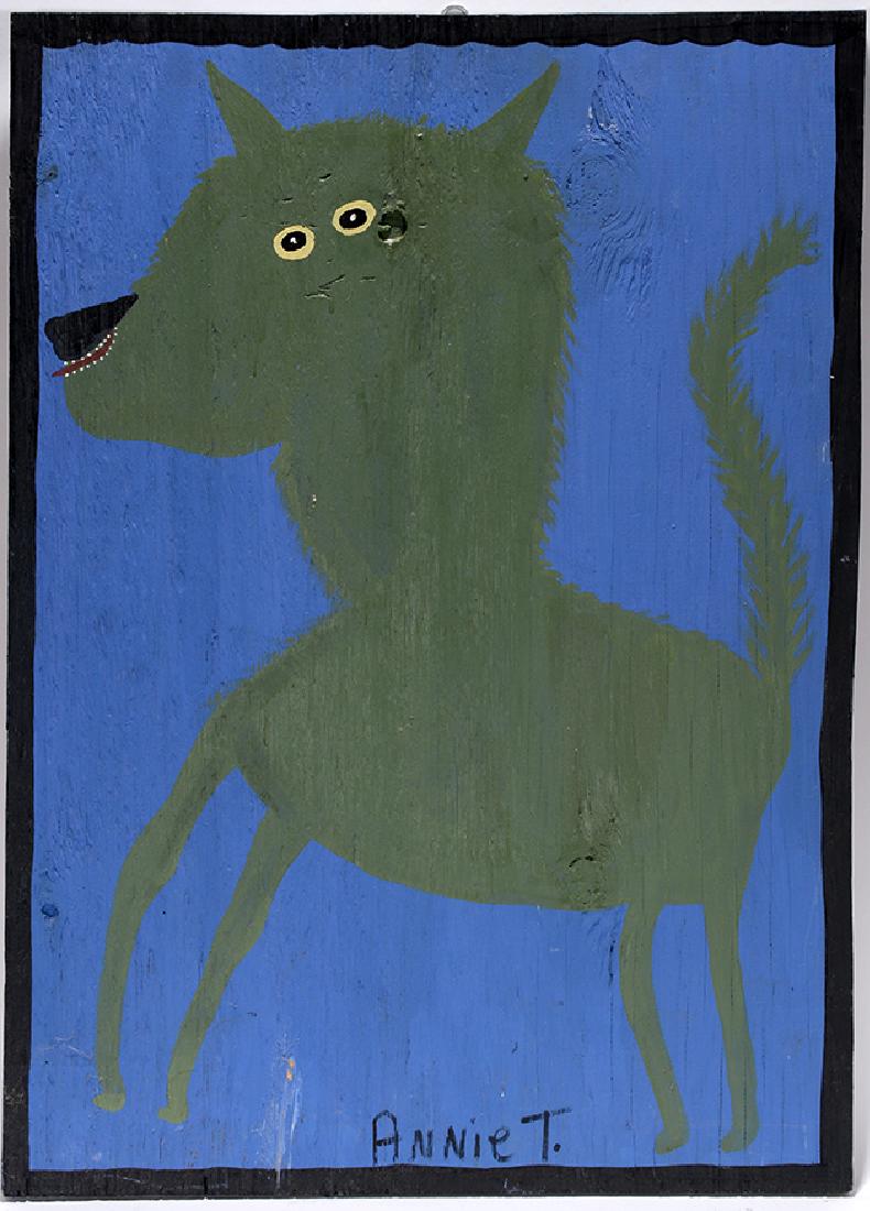 Annie Tolliver. Green Poolie Dog (sic.). (1 of 1)