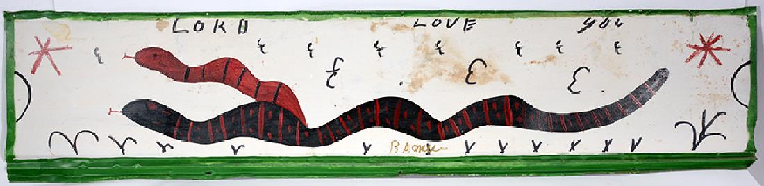 R.A. Miller. Two-Headed Snake. (1 of 1)