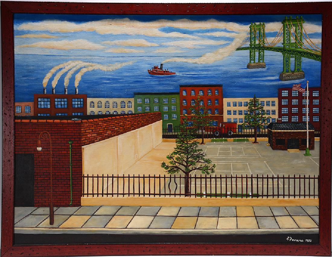 R. Ferrara. NY View From Courtyard. (1 of 3)