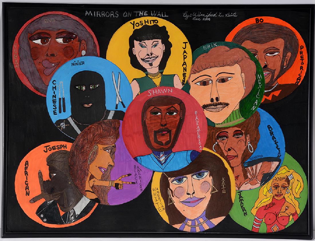 Winnifred L. Birts. Mirrors on the Wall. (1 of 4)