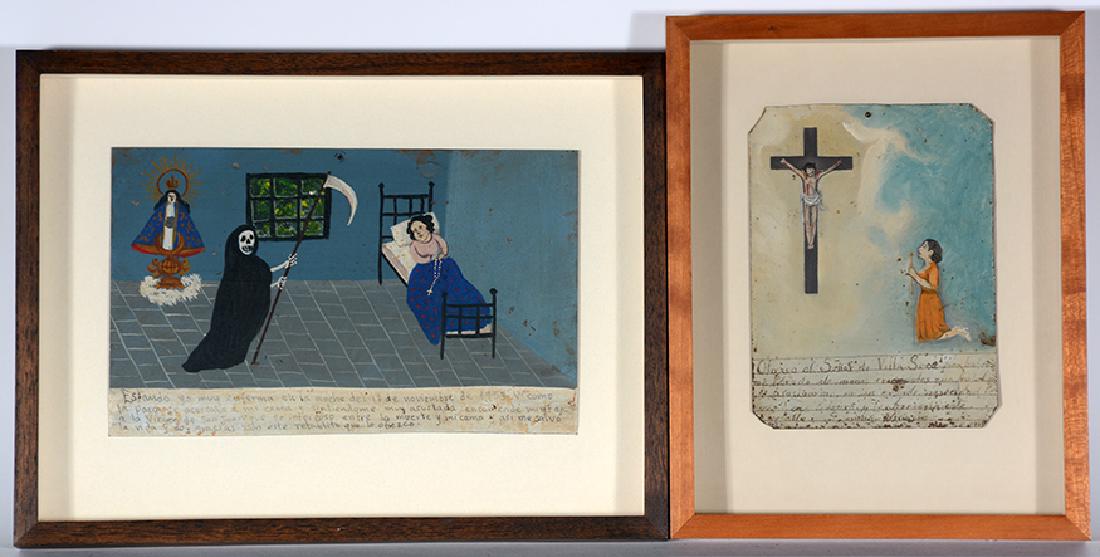 Ex Votos Death Coming & Vision of Jesus. (1 of 3)