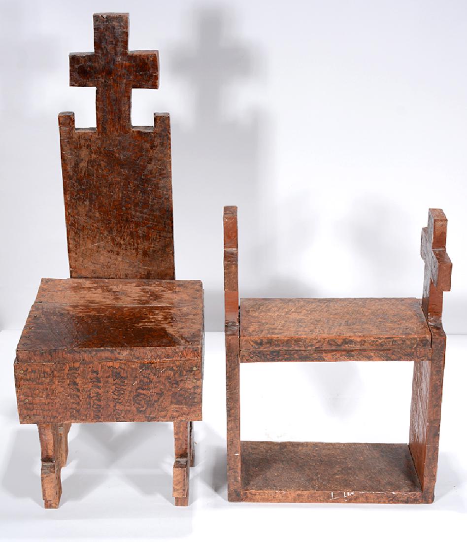 Andrew Smith (KY). Cross Chair & Footstool. (1 of 3)