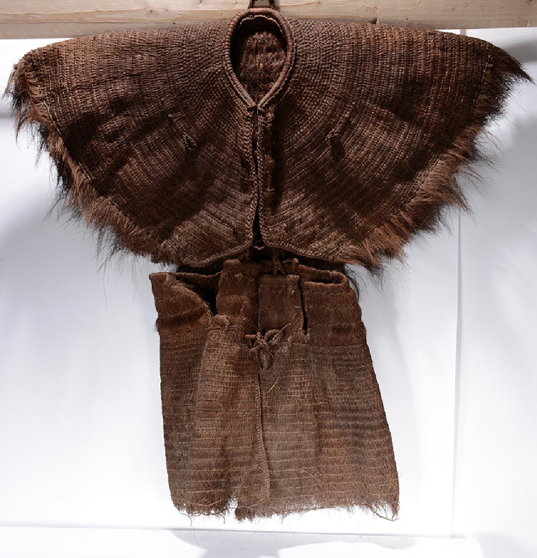 Chinese Palm Fiber Rain Suit. (1 of 5)