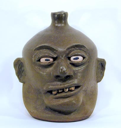 Lanier Meaders Primitive: circa early 1970's. Primitive face. Great early piece. Mint condition.
