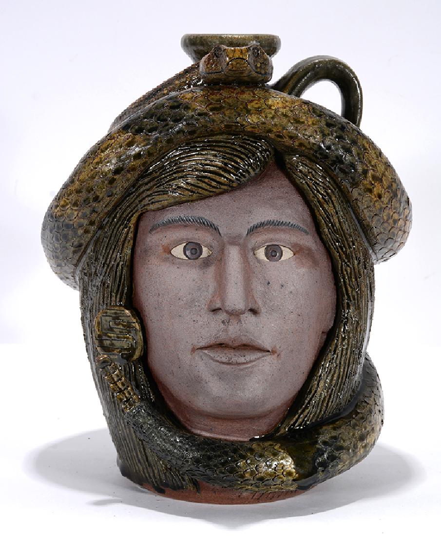 Michael & Melvin Crocker. Indian Princess With: Michael & Melvin Crocker. Indian Princess With Rattlesnake. 1993. #3. Signed, dated and numbered. Mint condition. 10.5"h. Mid-sized example. Est. $600-900. Ship: $75