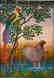 Lawrence Lebduska. Hippo With Birds Of Paradise. - 2