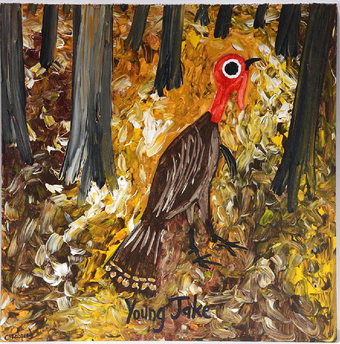 John ‘Cornbread' Anderson. Young Jake.: John ‘Cornbread' Anderson. Young Jake. Signed and titled. Paint on board. Excellent condition. 23.5" x 23.5". Est. $300-500. Ship: $55