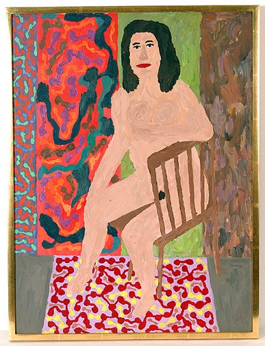 Matthew Smith Seated Nude.