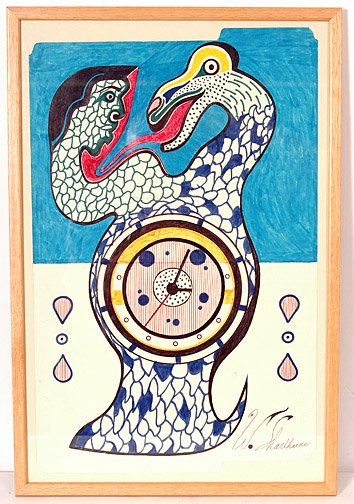Welmon Sharlhorne Clock with Two Heads