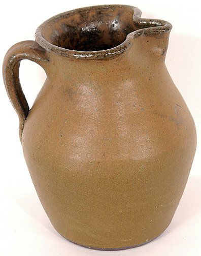 Lanier Meaders Matte Glaze Pitcher: Matte Glaze Pitcher. 7" h. Est. $100 - $200. Ship: $35