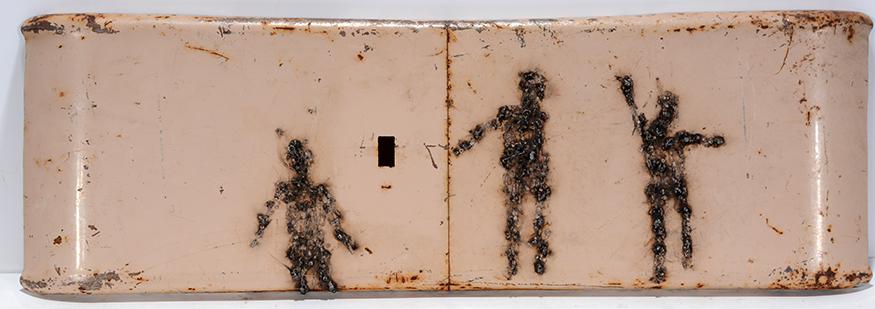 Scott Griffin. Light Switch.: Scott Griffin. Light Switch. 2006. Signed and dated. Welded metal. Great condition. 21” w x 7” . Est. $200-300. Ship:$35