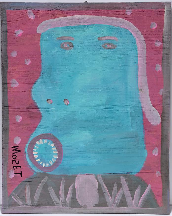Mose Tolliver. Nall.: Mose Tolliver. Nall. Signed. Paint on board. Excellent condition. 16” w x 20"h. Est. $500-800. Ship:$45