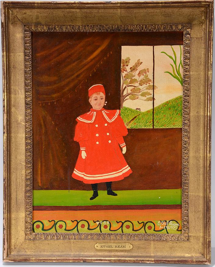 Ethel Ream Webb. 1969.: Ethel Ream Webb.1969. Signed, dated and titled. Oil on canvas panel. Excellent condition. Size with original frame is 16” x 20"h. Est. $300-500. Ship:$45