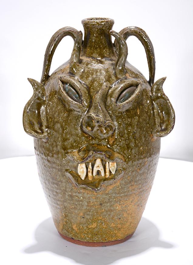 Joe Reinhardt. Devil Face Jug. (1 of 6)