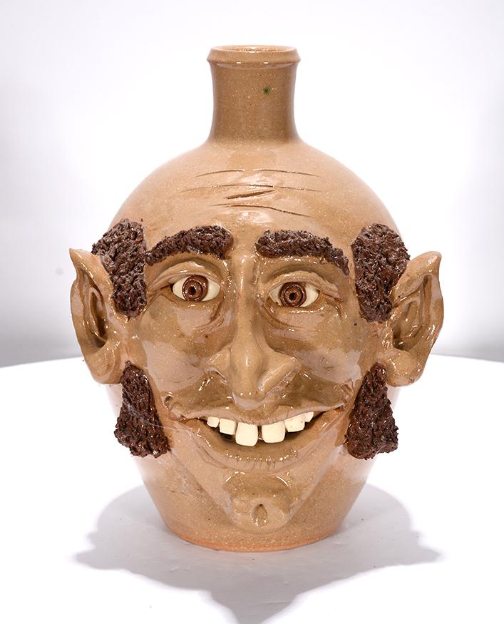 Sandy Cole. Elf Face Jug. (1 of 4)