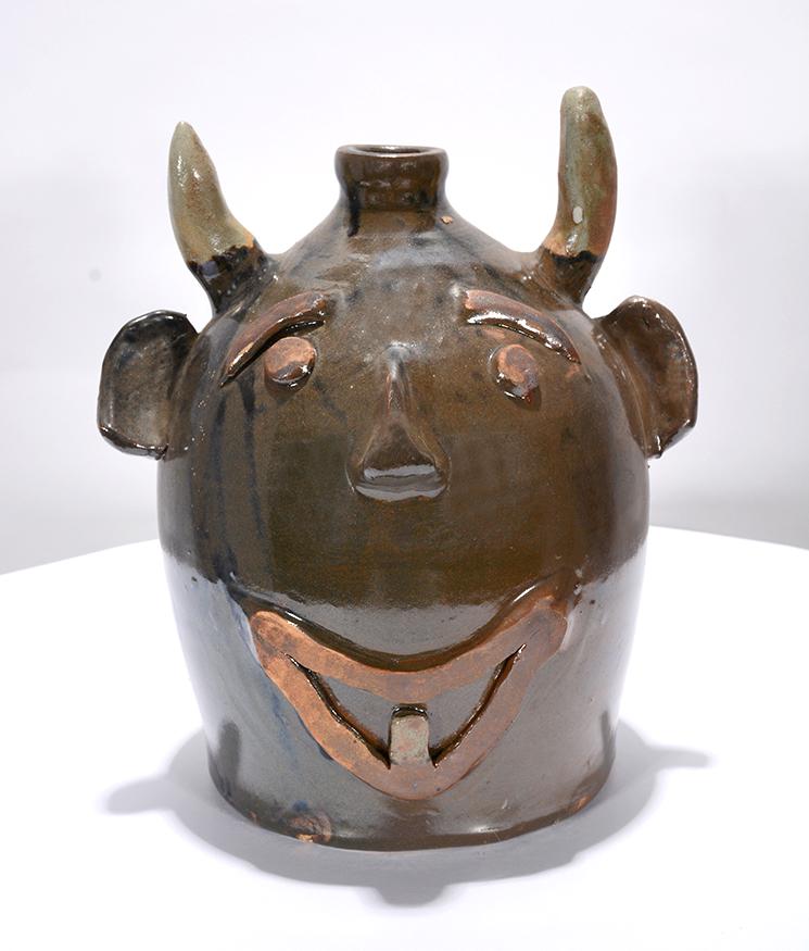Allen Ham. Devil Face Jug. (1 of 4)