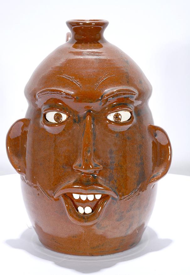 Michael Purdue. Large Face Jug. (1 of 3)
