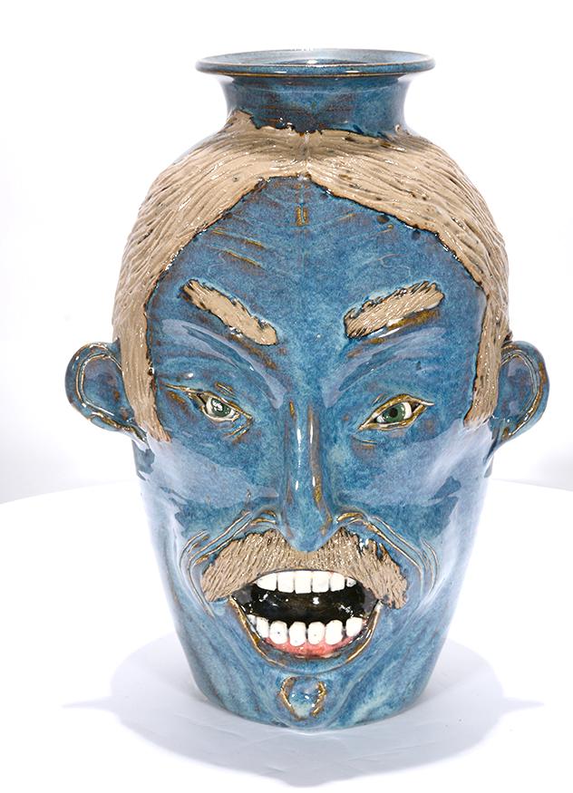 Ryan McKay. Blue Face Vase. (1 of 3)
