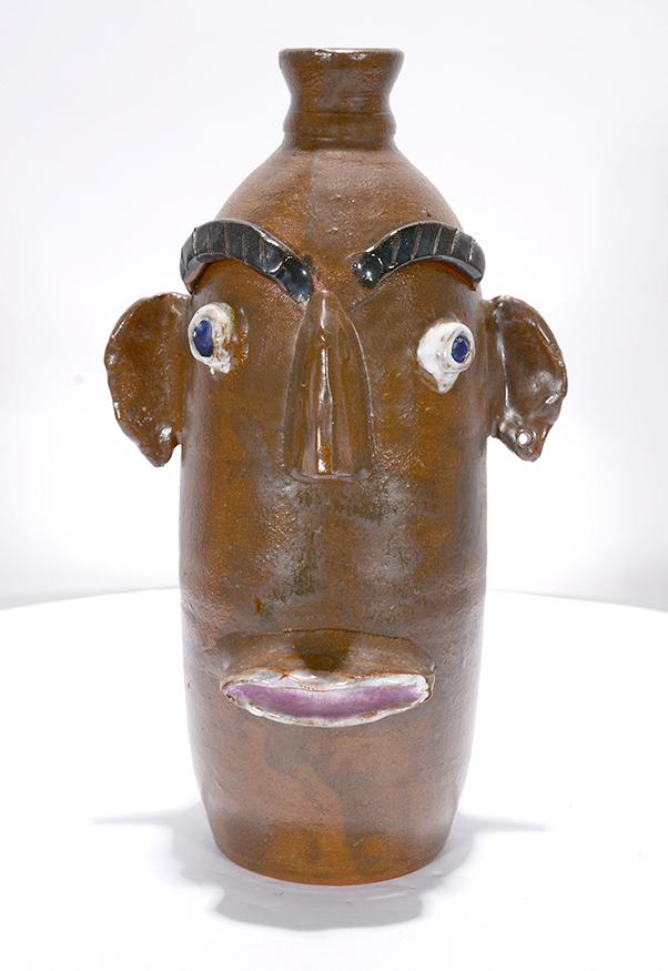 Kenneth George Cole. Long Face Jug. (1 of 2)