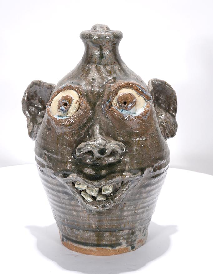 E.J. Flowers. Face Jug. (1 of 3)