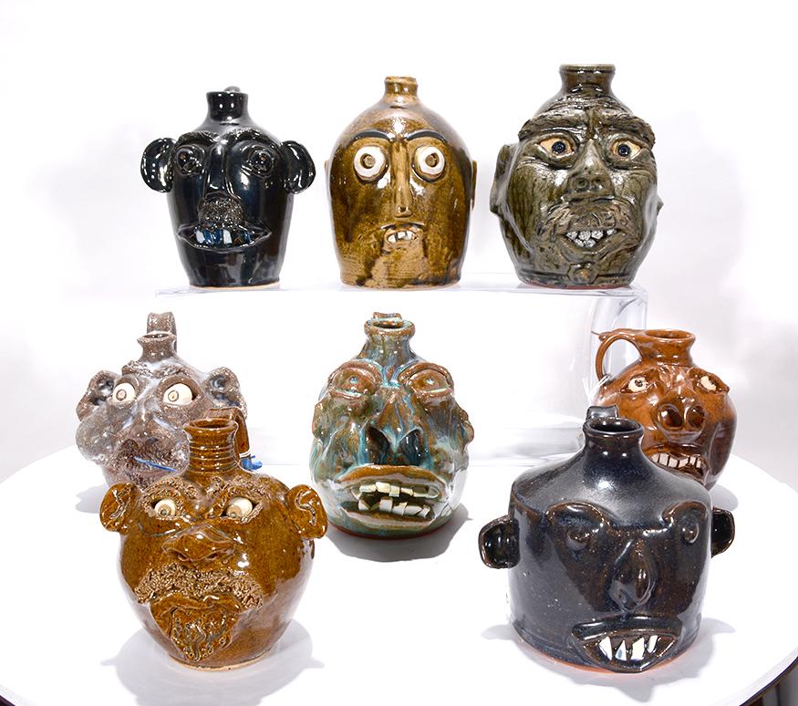 8 Pint Size Face Jugs. (1 of 1)