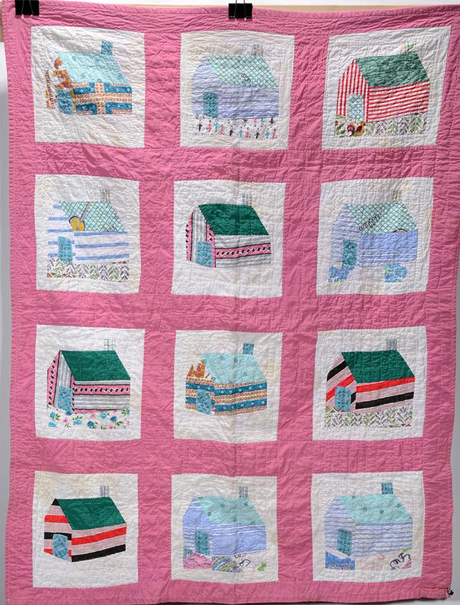 Child's School House Quilt. (1 of 3)