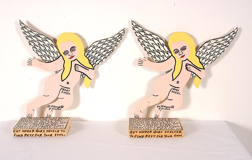 Howard Finster. Pair of Baby Angels. (1 of 1)