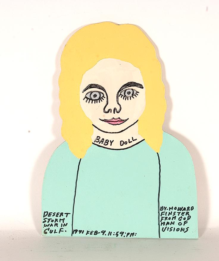 Howard Finster. Baby Doll. (1 of 1)