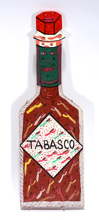 Howard Finster. Tabasco Bottle. (1 of 2)