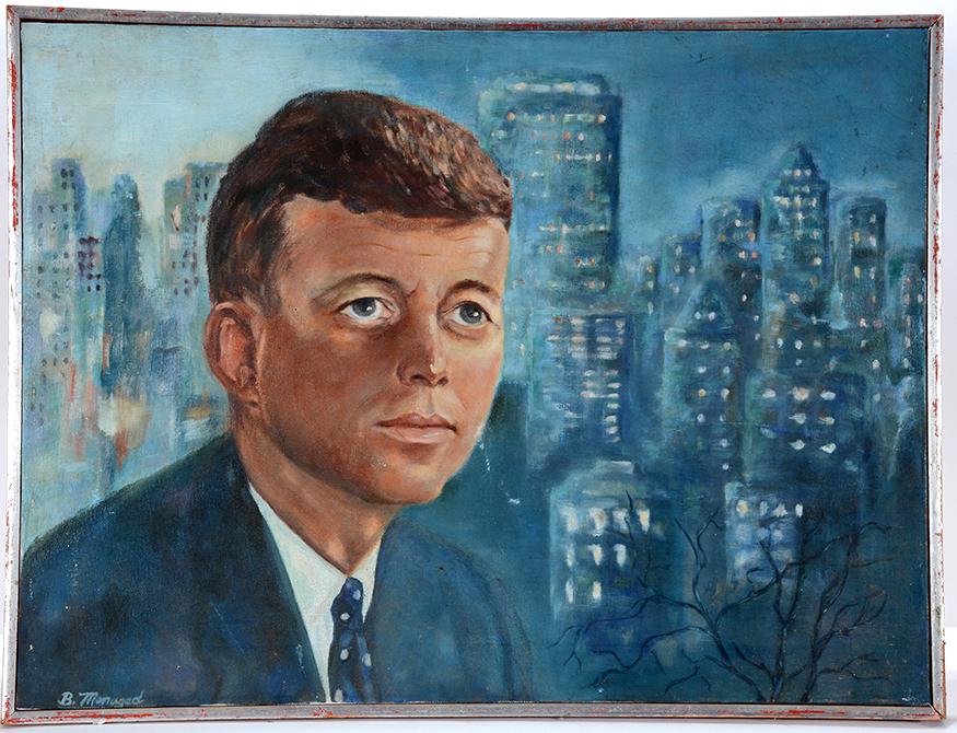 B. Managed.  J.F. Kennedy. (1 of 1)